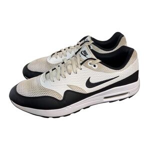 Nike Air Max 1 G Golf Shoes Mens Size 12 White Black Spikeless CI7576-100